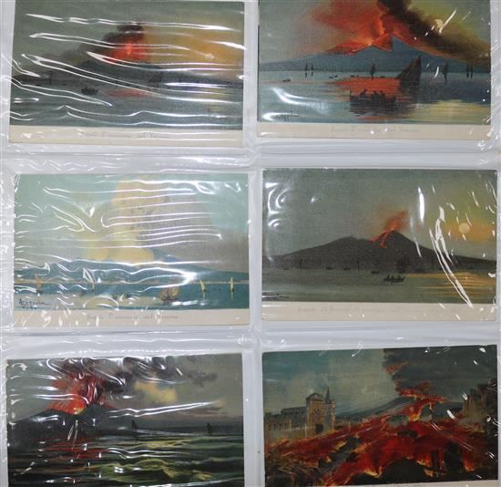 200 (approx) topographical postcards, mostly of Gibraltar and World War I